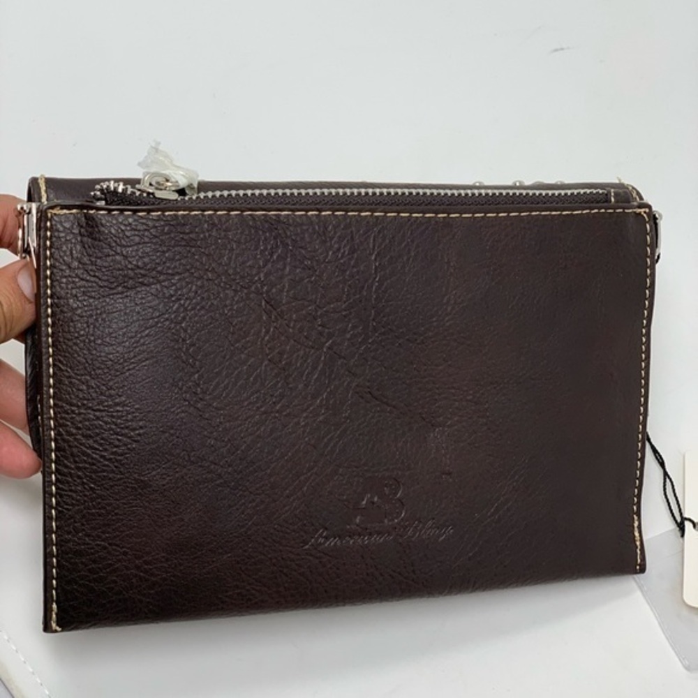 Montana west American bling clutch crossbody bag - Picture 15 of 16